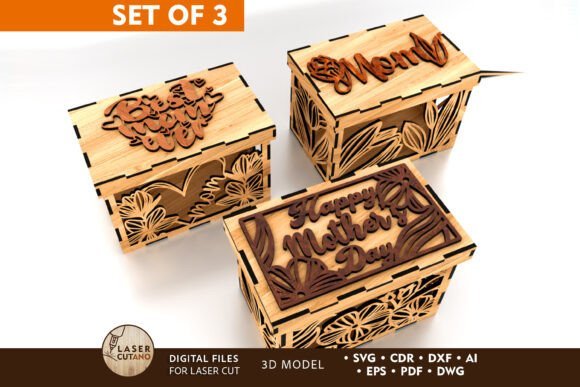 Cajas De Regalo Para El Dia De La Madre Creativo Digital